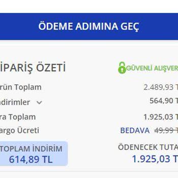 Siparişten Hemen Sonra Fiyat Düşüşü Mağduriyeti