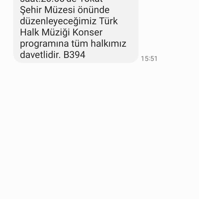 Tokat Belediyesinin Sürekli SMS Göndermesinden Rahatsızım, İptal Seçeneği Yok