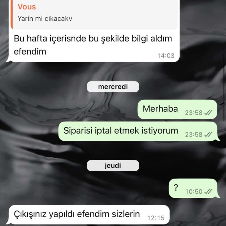 Teslim Edilmeyen Sipariş Ve İade Reddi Mağduriyeti