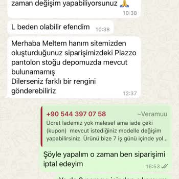 Sipariş İptali Taleplerine Saygısızca Yaklaşım Ve Yanlış Bilgilendirme