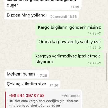 Sipariş İptali Taleplerine Saygısızca Yaklaşım Ve Yanlış Bilgilendirme