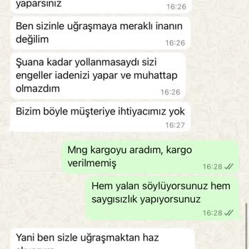 Sipariş İptali Taleplerine Saygısızca Yaklaşım Ve Yanlış Bilgilendirme