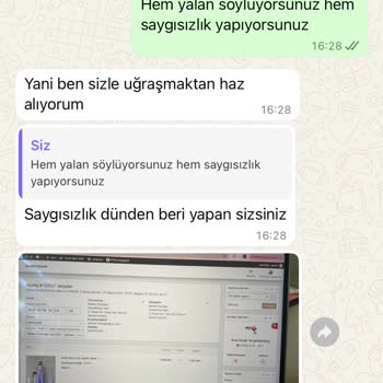 Sipariş İptali Taleplerine Saygısızca Yaklaşım Ve Yanlış Bilgilendirme