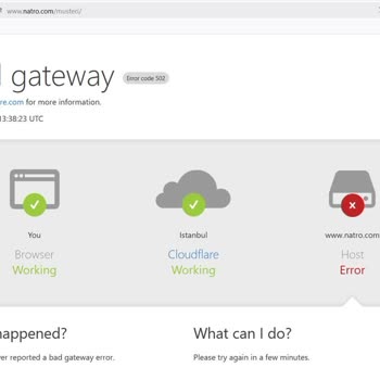 Natro Hosting Sürekli Hatalar Ve Uzun Süreli Site Kesintisi