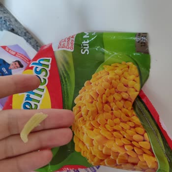 Dondurulmuş Süt Mısırında Yabancı Maddeyle Karşılaştım