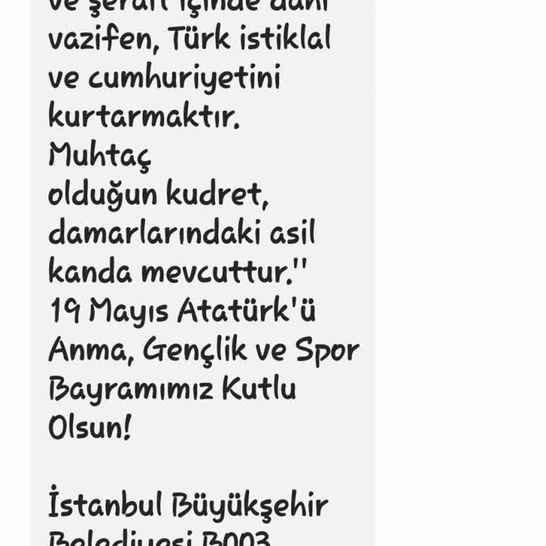 İBB'den İzinsiz SMS Alıyorum, Mesajların Durdurulmasını Talep Ediyorum