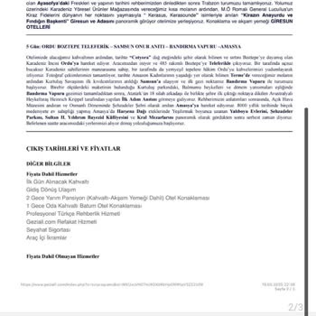 Tur Rehberi Eksikliği Ve Vaatlerin Yerine Getirilmemesiyle Hayal Kırıklığı Yaşadık