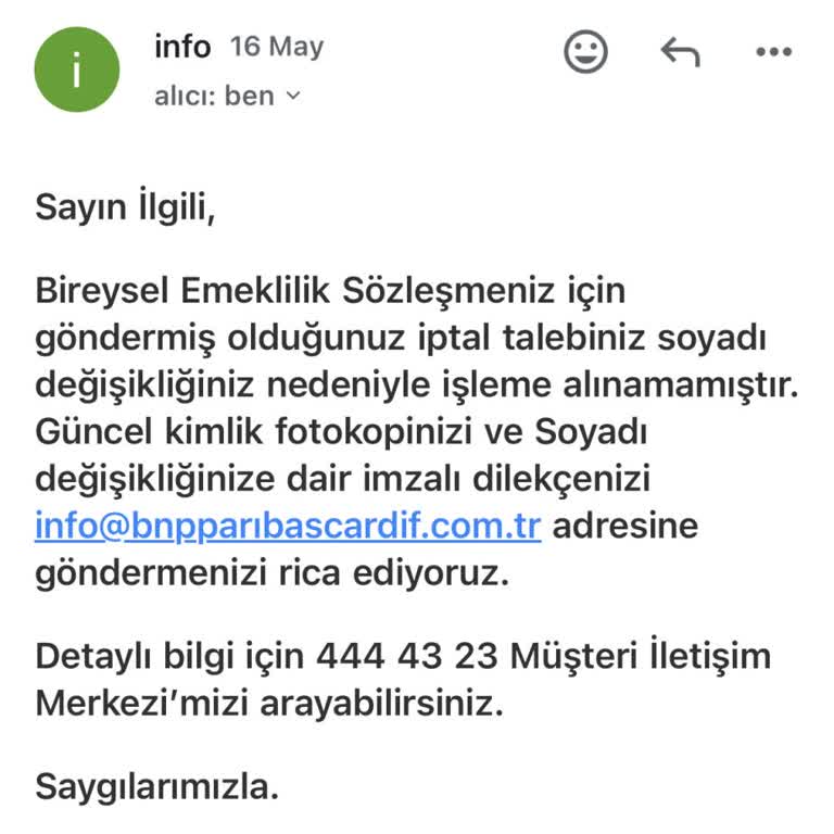 Bireysel Emeklilik Poliçesi İptalinde Süreçte Yaşanan Zorluklar