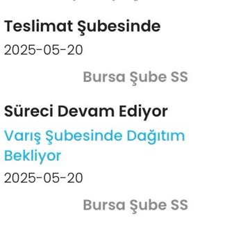 Teslim Edilemeyen Kargo Ve İletişim Sorunları Yaşadım