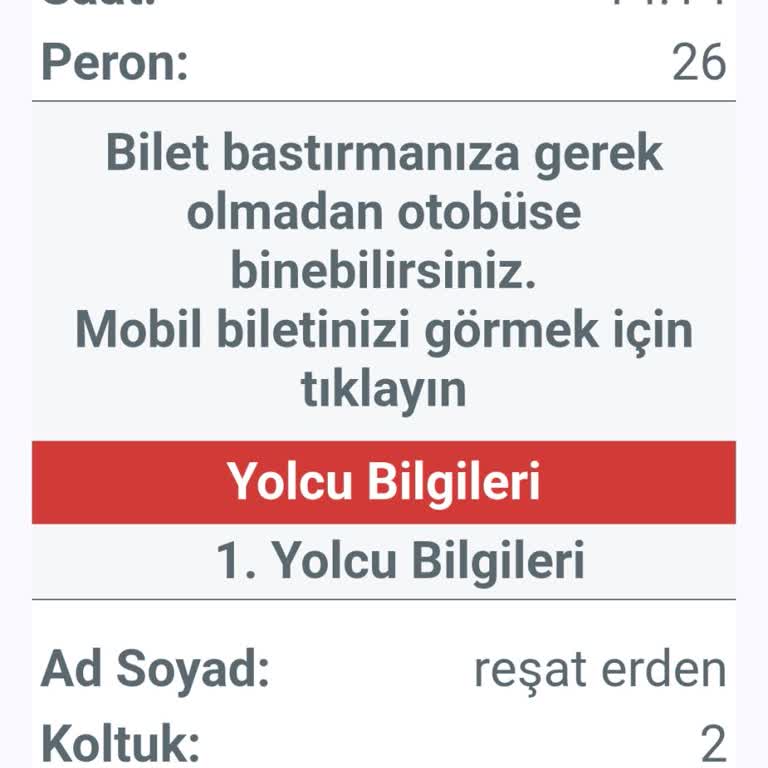 Bilet Saatini Haber Vermeden Değiştiren Ve Ücret İadesi Yapmayan Firma
