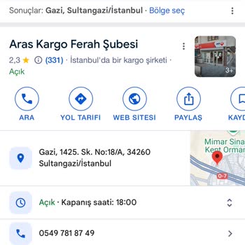 Kargo Teslimatında Yaşanan Sorun ve Şube Personeliyle İletişim Deneyimi