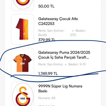 GS Store Yanlış Beden Gönderimi Nedeniyle Forma Değişim Talebi