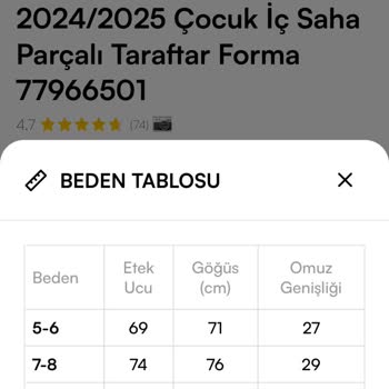 GS Store Yanlış Beden Gönderimi Nedeniyle Forma Değişim Talebi