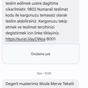 Kargomun Teslimatı Sürekli Erteleniyor Ve Bilgilendirme Yetersiz