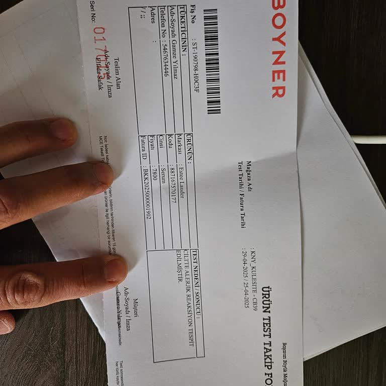 Alerji Yapan Krem İçin İade Ve Değişim Yapılmadı