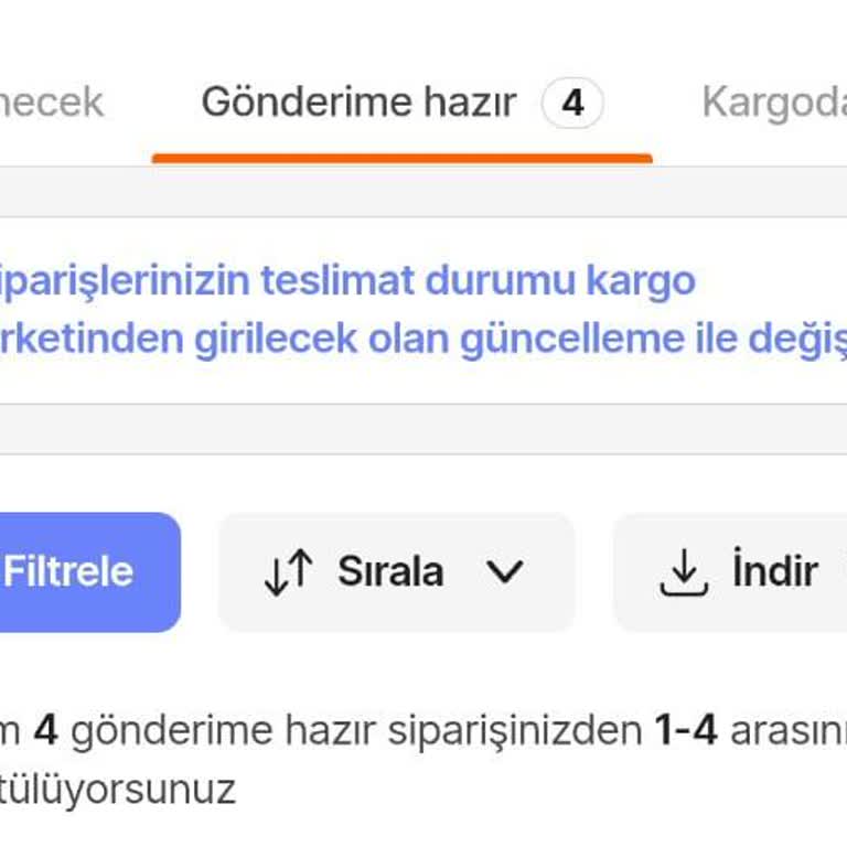 Sipariş Kargo Alım Hizmeti Ve İletişim Sorunları