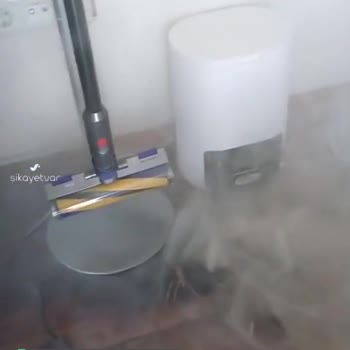 Lydsto R1 Toz Toplama Üniteli Robot Süpürge Yanması