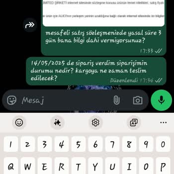 Ücretini Ödediğim Ürünüm Gönderilmedi Ve İletişim Sağlanmıyor