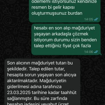 Satılan Hesabın Haksız Yere Geri Alınması Ve Ücret Talebi