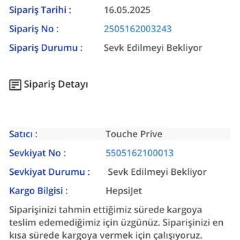 Siparişim Günlerdir Kargoya Verilmedi Ve Muhatap Bulamıyorum