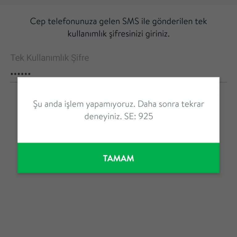 CepteTeb Uygulamasında Sürekli Karşılaşılan Giriş Hatası