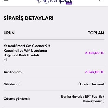 Lufipet.com Ödeme Sorunu ve İletişimsizlik Nedeniyle Mağduriyet Yaşıyorum
