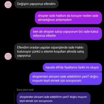 İade Sözünü Tutmayan Satıcıya Ulaşamıyorum