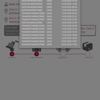 Kargomun Teslimatı Uzun Süredir Gerçekleşmedi