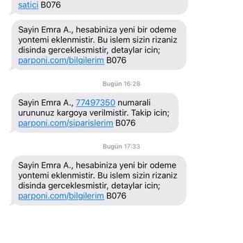 Rızam Dışında Hesap Ve Sipariş Oluşturulmasına İtiraz Ediyorum