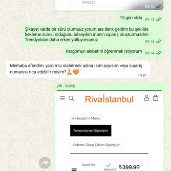 Nevresim Takımı Siparişim Teslim Edilmiyor Ve İletişim Çok Yavaş