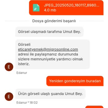 Eksik Ve Kalitesiz Siparişe Yetersiz Çözüm