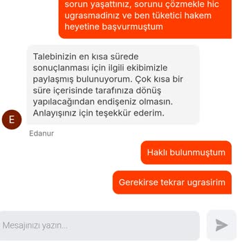 Eksik Ve Kalitesiz Siparişe Yetersiz Çözüm