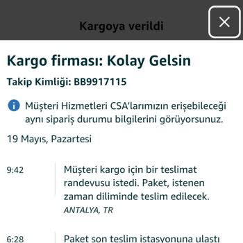 Yanlış Kargo Bilgisi Yüzünden Kızımın Güvenini Kaybettim