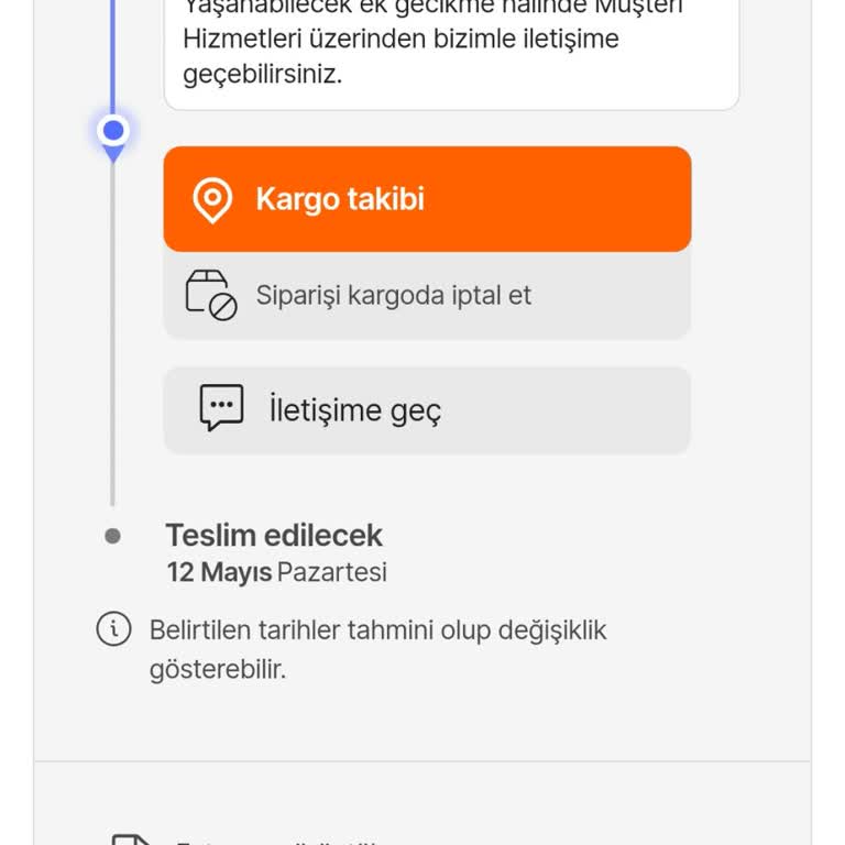Siparişim Teslim Edilmedi, İade Ve İptal İşlemi Yapılamıyor