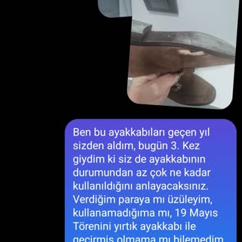Gerçek Deri Diye Satılan Ayakkabı 3 Giyişte Yırtıldı, Firma Engelledi!
