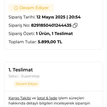 Online Siparişim Kargoya Verilmedi, Bilgilendirme Yapılmadı