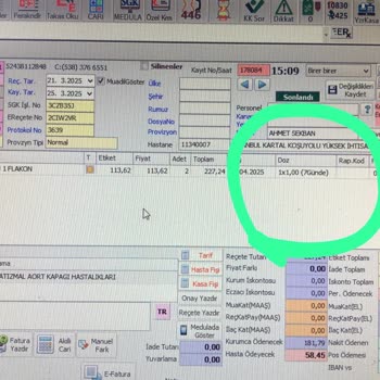 Yanlış Reçete Yazımı Nedeniyle Yaşanan Mağduriyet