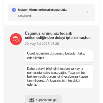 Hepsiburada Siparişim Bilgim Dışında İptal Edildi, Mağdur Edildim