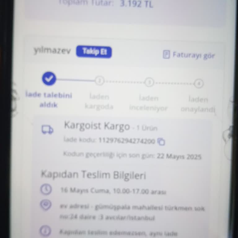 N11 İade Sürecinde Evden Teslim Alınmama Sorunu Yaşadım