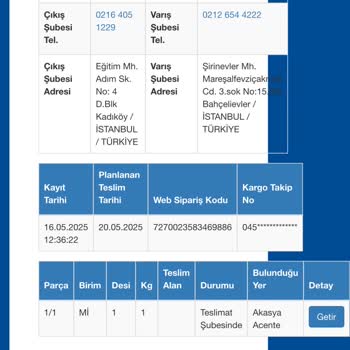 Kargo Şubesinde Ürünümü Bulamıyorlar Teslim Alamıyorum