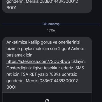 IBAN Bilgisi Gönderilmiyor, Hizmet Yetersizliği Yaşadım