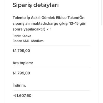 İade Edilmeyen Ücret Ve Geciken Kargo Mağduriyeti