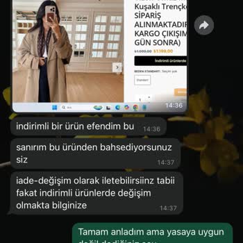 İade Edilmeyen Ücret Ve Geciken Kargo Mağduriyeti
