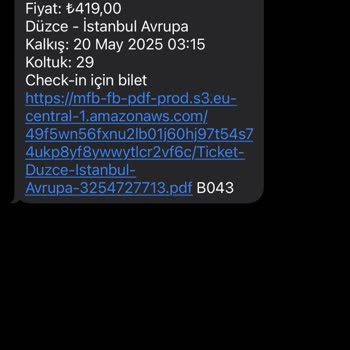 Sistem Hatasıyla Bilet Alamadım Param Çekildi Müşteri Hizmetlerine Ulaşamıyorum