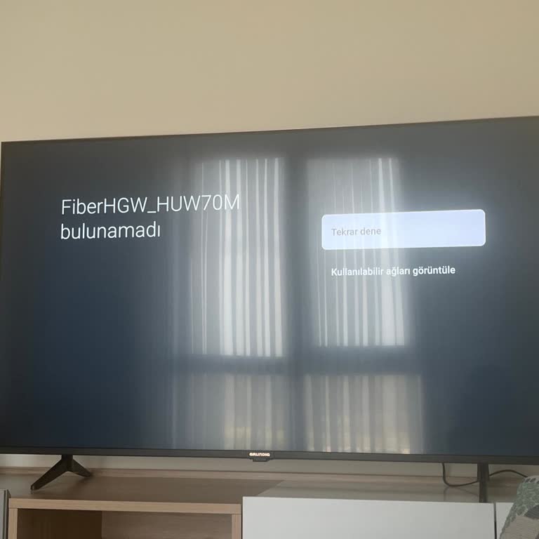 Grundig TV'nin Kablosuz Bağlantı Sorunu Ve Sürekli Fabrika Ayarlarına Dönme Problemi