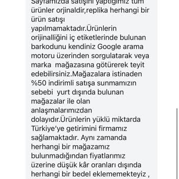 Satın Aldığım Çanta Orijinal Değildi Ve Müşteri Hizmeti Olumsuzdu