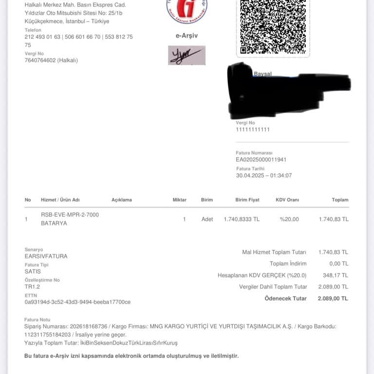 Satın Aldığım Batarya Arızalı Geldi, Değişim Sürecinde İletişim Sorunu Yaşıyorum