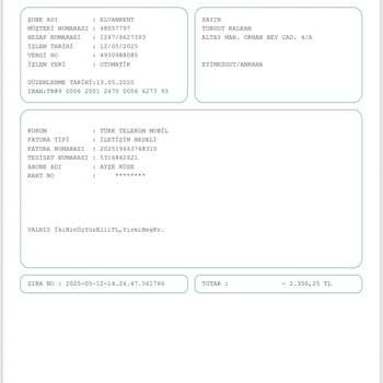 Ödenmiş Faturam Yeniden Tahsil Edildi, İade İçin Muhatap Bulamıyorum