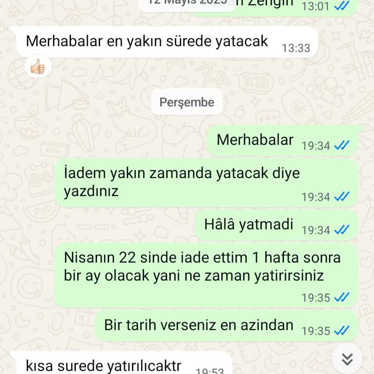 İade Edilmeyen Para: 30 Gündür Bekletiliyorum