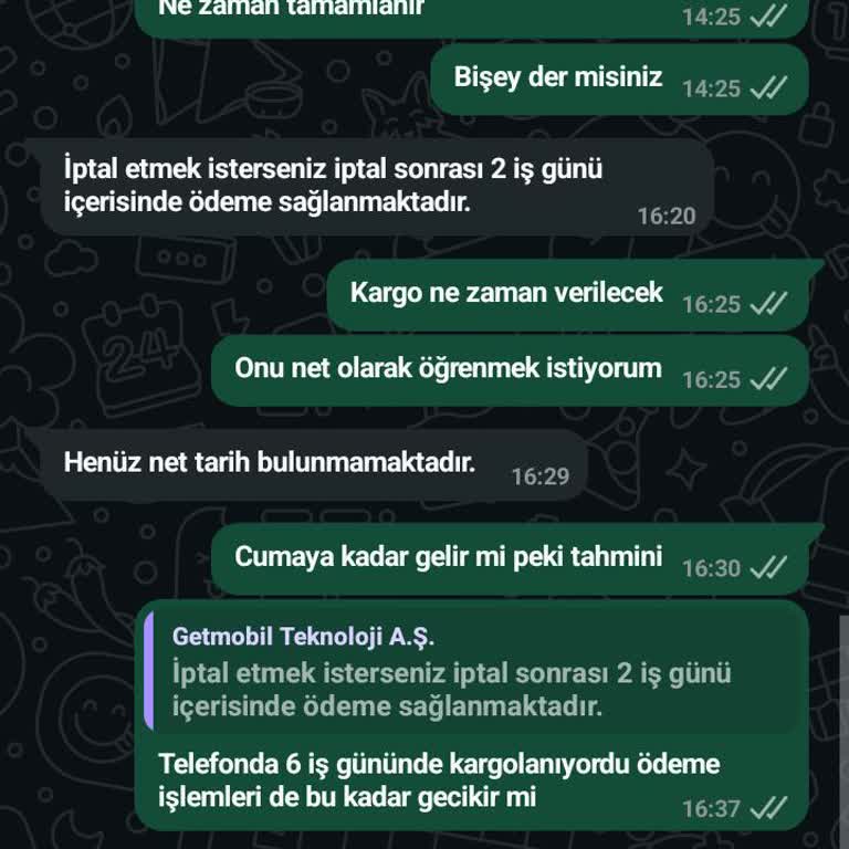 Siparişim Gönderilmiyor, İadem Yapılmıyor!